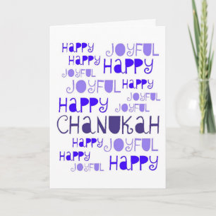 Chanukah card feiertagskarte