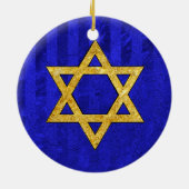 Chanukah Chanukka חֲנֻכָּה Keramikornament (Hinten)