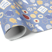 Chanukah Cookie Party Geschenkpapier (Rolleneckpunkt)