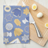 Chanukah Cookie Party Geschirrtuch (Viertel Falte)