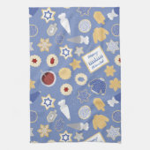 Chanukah Cookie Party Geschirrtuch (Vertikal)