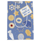 Chanukah Cookie Party Mittlere Geschenktüte (Rückseite)