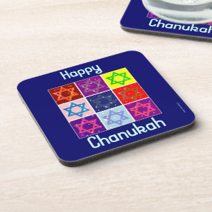 CHANUKAH CORK UNTERSETZER - FERIENGIFTS - JEWISH