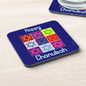 CHANUKAH CORK UNTERSETZER - FERIENGIFTS - JEWISH (Linke Seite)