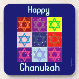CHANUKAH CORK UNTERSETZER - FERIENGIFTS - JEWISH