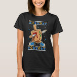 Chanukah Dabbing Dreidel Dancing Ugly Hanukkah Swe T-Shirt<br><div class="desc">Chanukah Dabbing Dreidel Tanzen Ugly Hanukkah Sweater.</div>