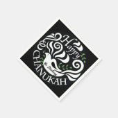 Chanukah Dove Serviette (Ecke)