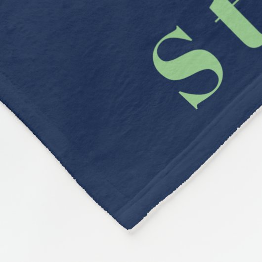 Chanukah Dove Stencil Fleece Blanket (Ecke)