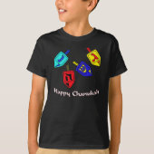 Chanukah Dreidels T-Shirt (Vorderseite)