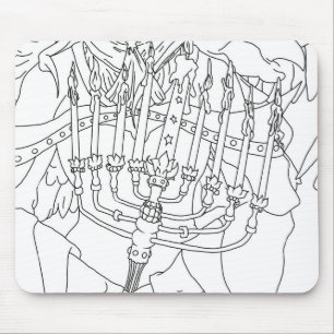Chanukah Engel Mousepad