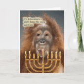 Chanukah Feiertagskarte (Vorderseite)