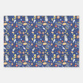 Chanukah Flat Gift Wrap (3 Blätter) Geschenkpapier Set (Vorderseite)