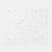 Chanukah Fleecedecke (Vorderseite (Horizontal))