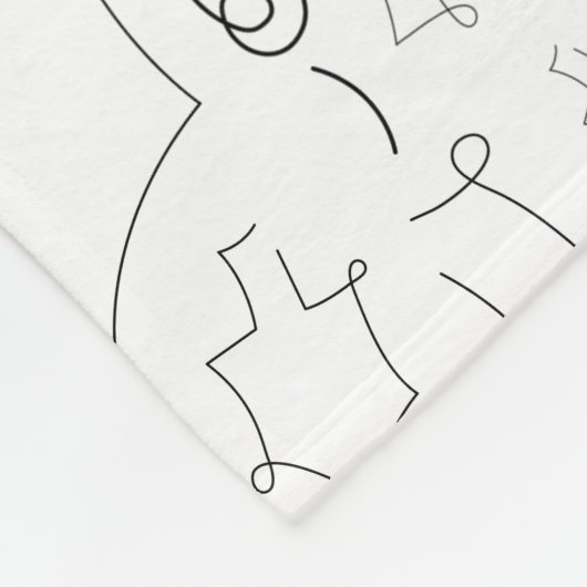 Chanukah Fleecedecke (Ecke)