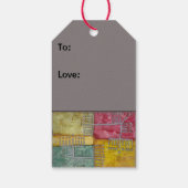 Chanukah Funtime Menorahs Geschenkanhänger (Rückseite)