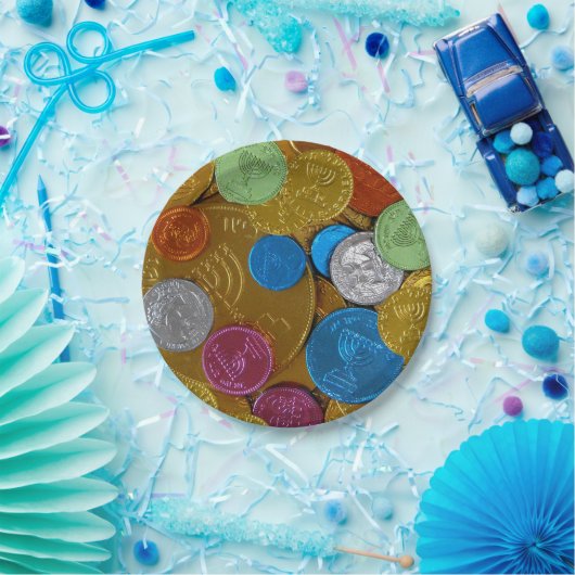 Chanukah Gelt Pappteller (Party)