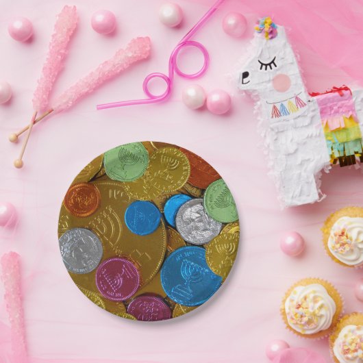 Chanukah Gelt Pappteller (Party)