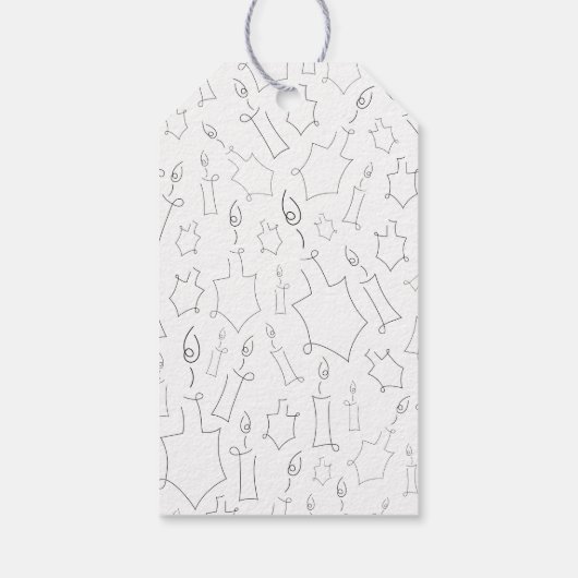 Chanukah Geschenkanhänger (Rückseite)