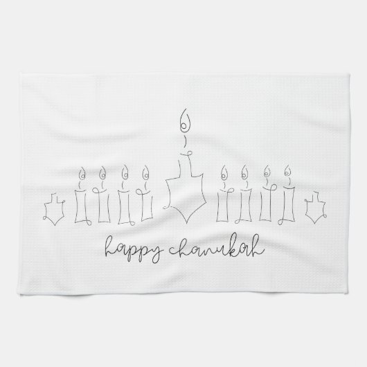 Chanukah Geschirrtuch (Horizontal)