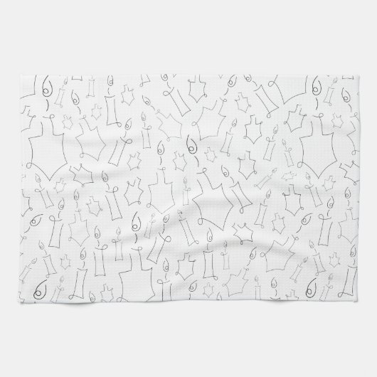 Chanukah Geschirrtuch (Horizontal)