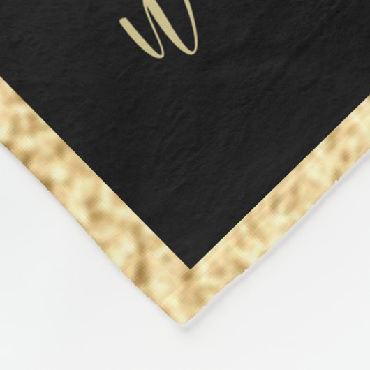 Chanukah Gold Fleece Blanket (Ecke)