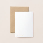 Chanukah Greetings Folienkarte (Rückseite mit Umschlag)