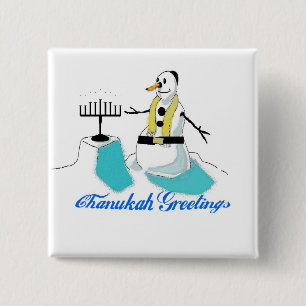 Chanukah Grüße Button