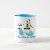 Chanukah Grüße Tasse (Zentrum)