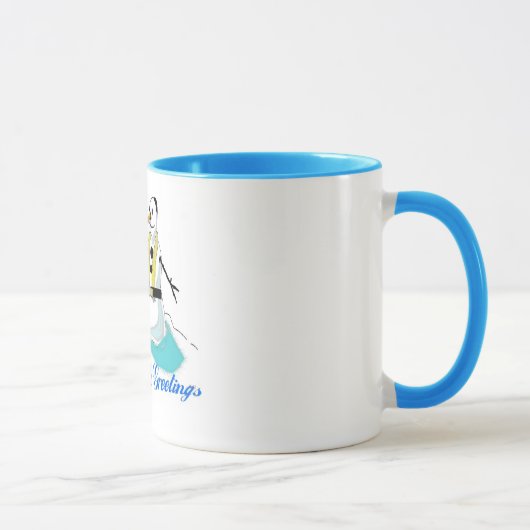 Chanukah Grüße Tasse (Rechts)