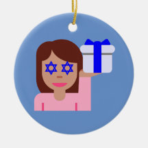 Chanukah Haar gedreht Emoji