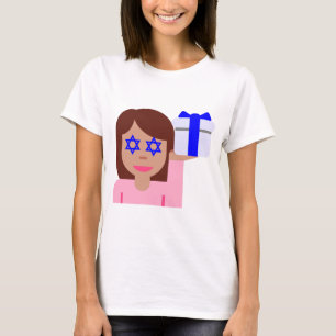 Chanukah Haar gedreht Emoji T-Shirt