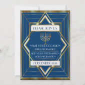 Chanukah Hanukkah Jüdische Okkasion Einladung (Vorderseite)