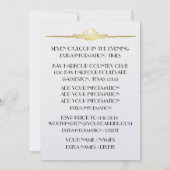 Chanukah Hanukkah Jüdische Okkasion Einladung (Rückseite)