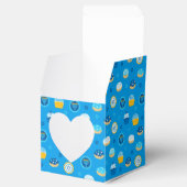 Chanukah Jewish Star Cupcakes Blue Jelly Doughnut Geschenkschachtel (Geöffnet)