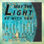 Chanukah kann mit dir leuchten fensteraufkleber (Blatt 3)