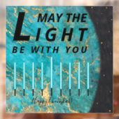 Chanukah kann mit dir leuchten fensteraufkleber (Blatt 2)