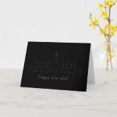 Chanukah Karte (Gelbe Blume)