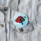 Chanukah Ladybug in yamaka mit dreidel Button (Beispiel)