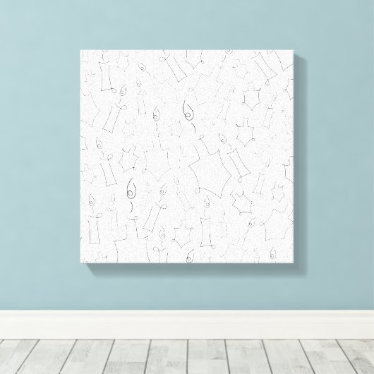 Chanukah Leinwanddruck (Insitu (Holzboden))