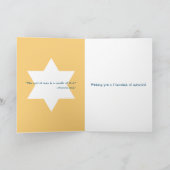 Chanukah Lights Feiertagskarte (Innenseite)