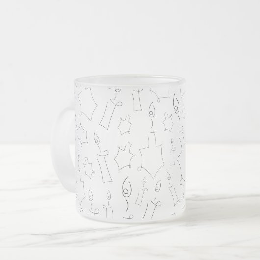 Chanukah Mattglastasse (Vorderseite Links)