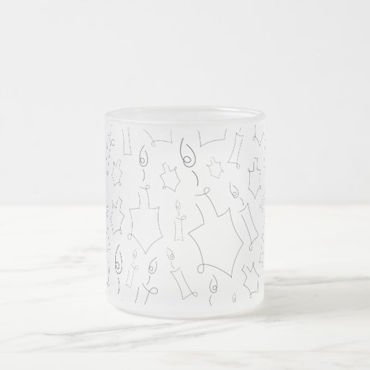 Chanukah Mattglastasse (Mittel)