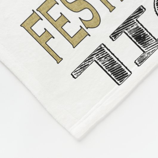 Chanukah Means Fleece Blanket (Ecke)