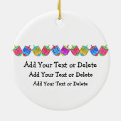 Chanukah Menorah Keramikornament (Hinten)