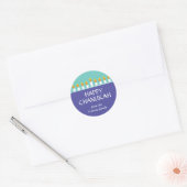 Chanukah Menorah Sticker (Umschlag)