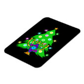 Chanukah Menorah Weihnachtsbaum Magnet (Linke Seite)