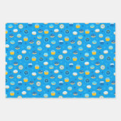 Chanukah Mixed Set Jelly Doughnut Patterns Geschenkpapier Set (Vorderseite 2)