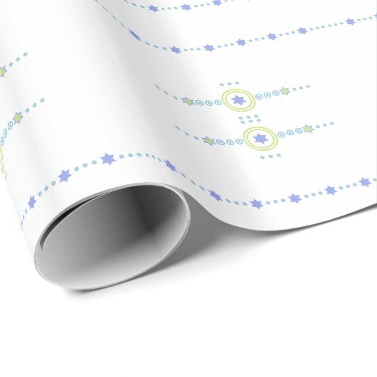Chanukah Packpapier (Rolleneckpunkt)