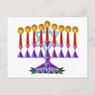 Chanukah Postkarte