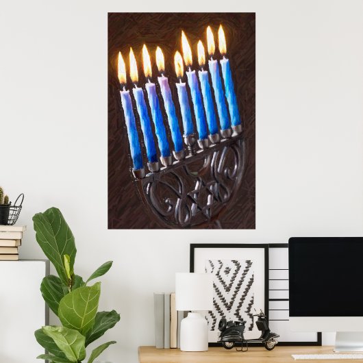 Chanukah Print Poster (Heimbüro)